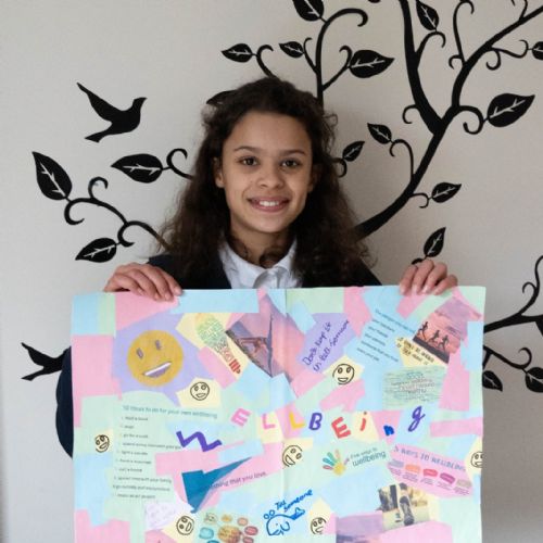 Wellbeing design winner Freya (6EC)